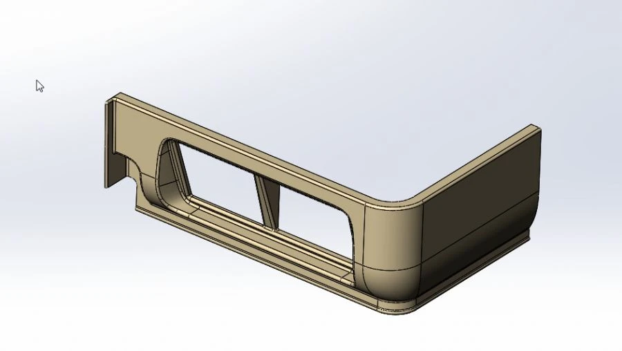 5299-401P-5102035-10 SB Front left rear catwalk trim piece