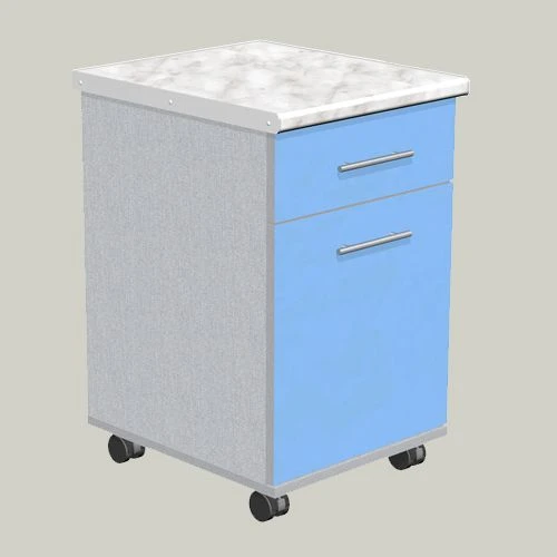 Single-door underbench with drawer model TPF-2