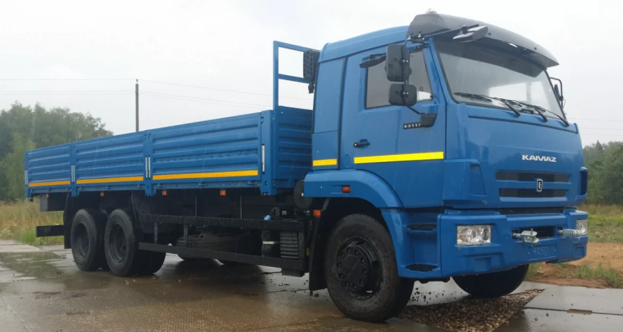 Specialised flatbed truck model 336946 on chassis KAMAZ-65117