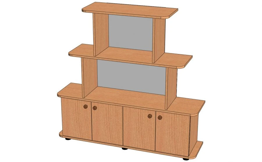 Shelving unit "Pyramid 2" Model: S-P2