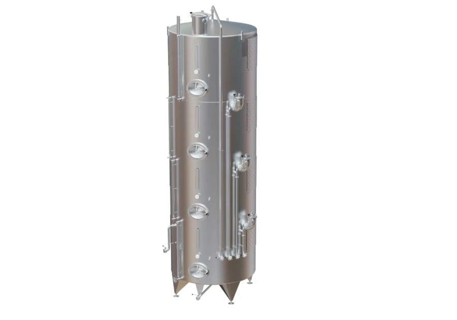 Four-sectional vinifier of the EUV series