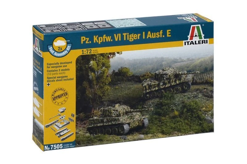 Assembled Model Tank Pz..Kpfw. VI Tiger I Ausf.E