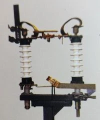 Sectional switch-disconnector of the contact network of electrified railways RNDZhZ-27,5/1600 single-pole.