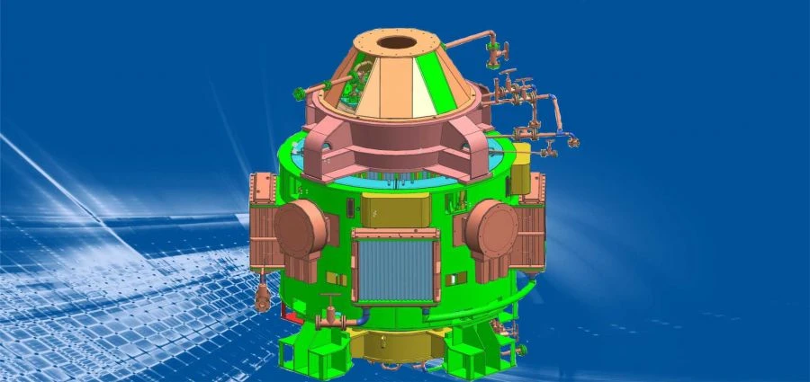 Vertical asynchronous motor DVDA2-235/104-20-24UKHL3
