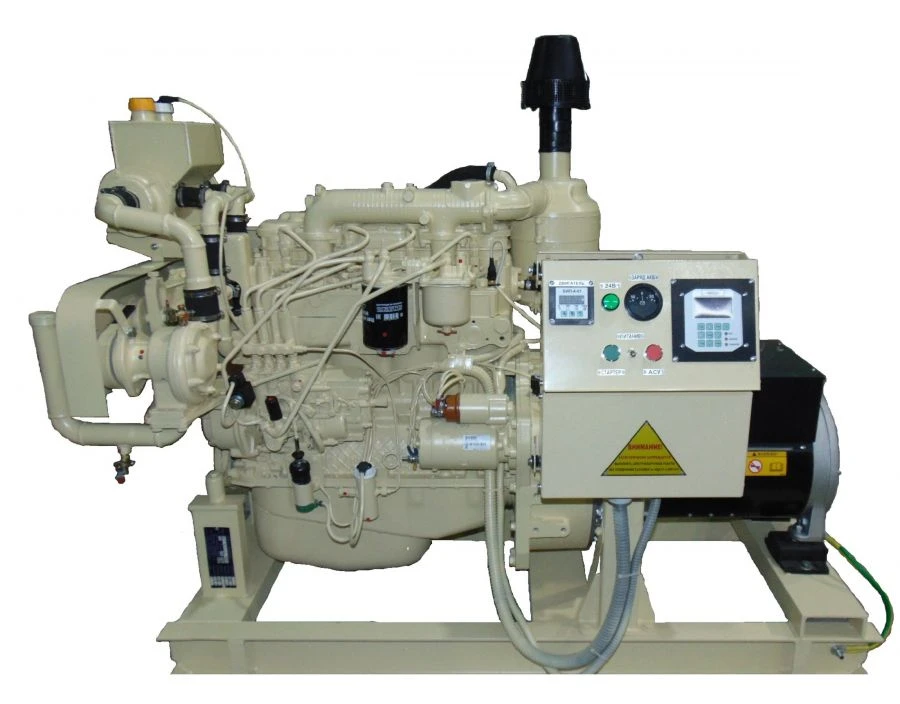 DG1A30/1500 M4(OM4) and its accessories - ship auxiliary diesel generator, complying with the Russian Maritime Regulations