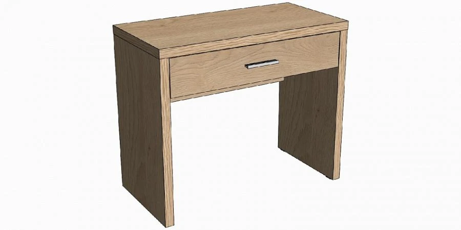 Writing desk with drawer 05 "MNS"