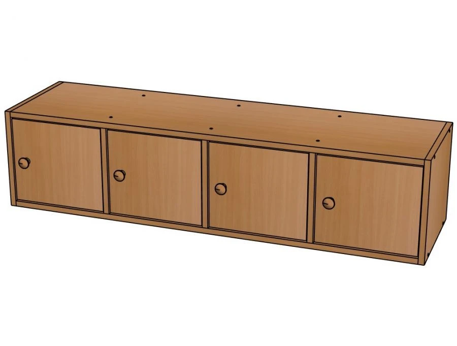 4-section cupboard mezzanine / SD20