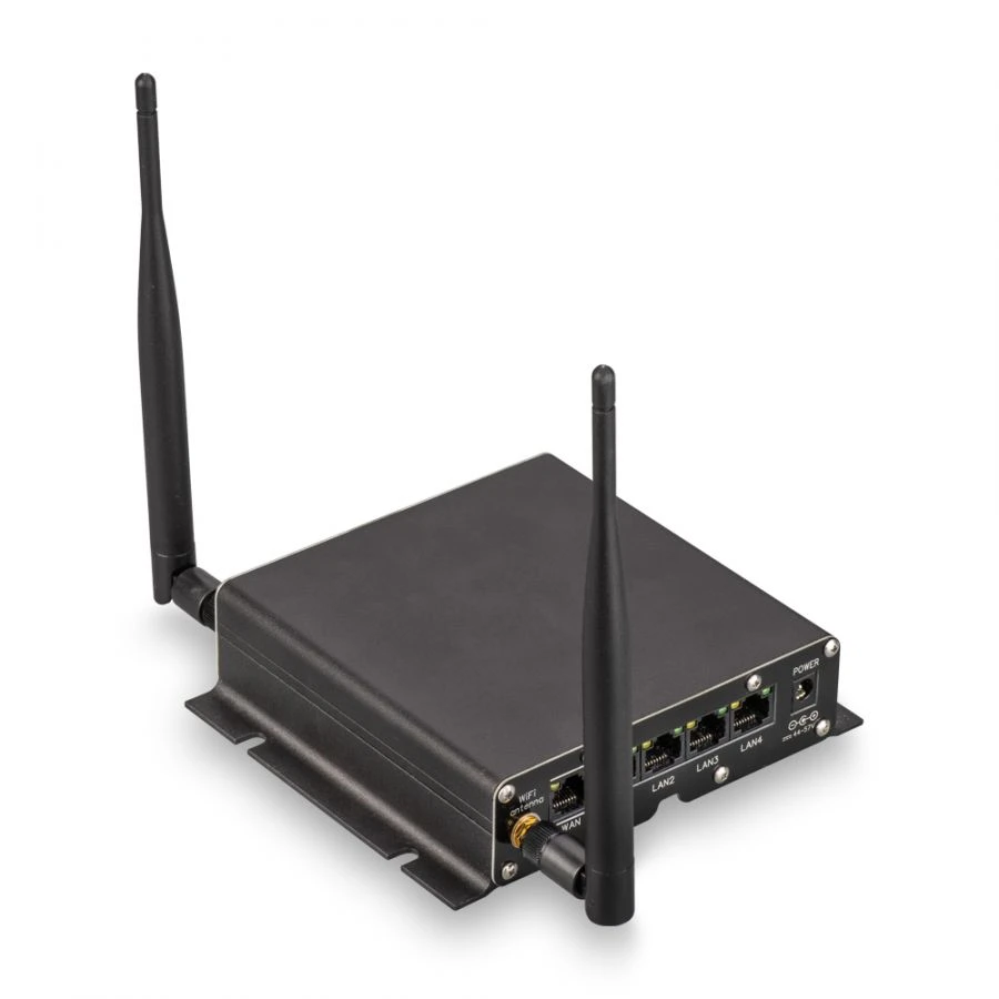 Router with built-in 4G modem LTE cat.4, LAN PoE 48V Kroks Rt-Cse mQ-EC DS PoE
