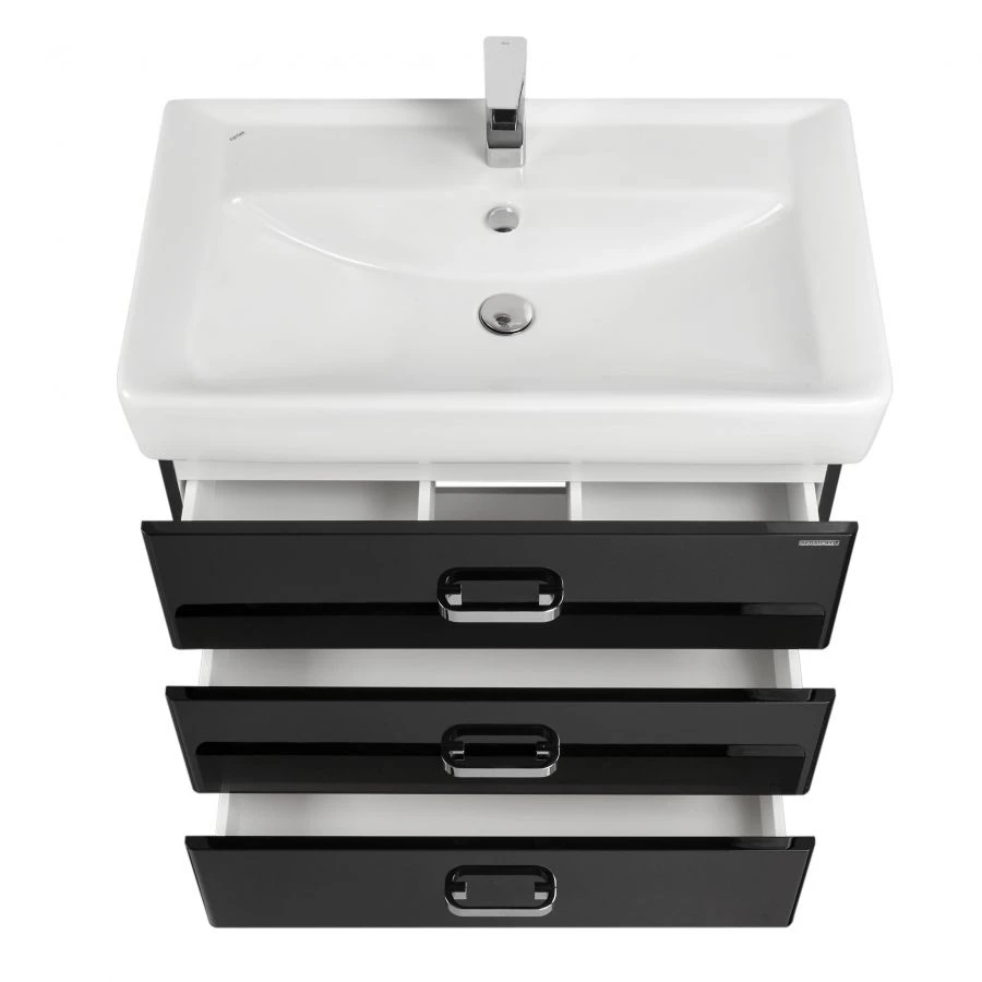 Cabinet under sink Aquaton Amerina 80 M black 1A169101AM9501.A169.1.01A.M95.0