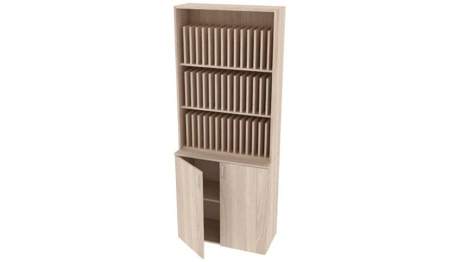 Magazine storage cupboard (45 pcs) 800x370x2000mm (WxHxH) 405.115