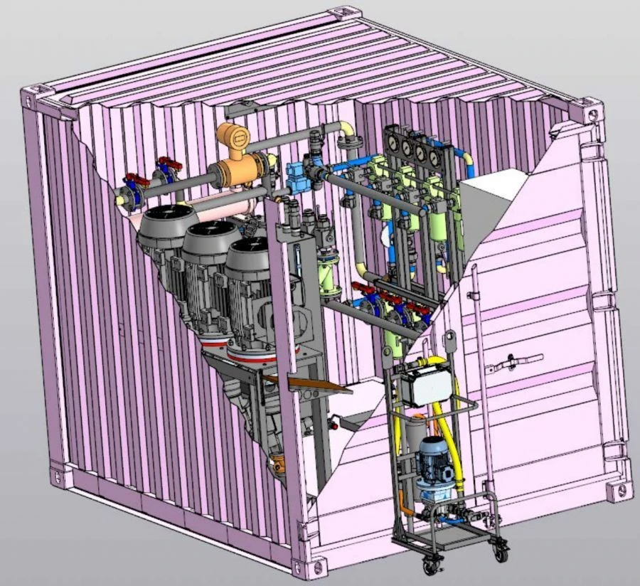 Oil system flushing stand SP-500
