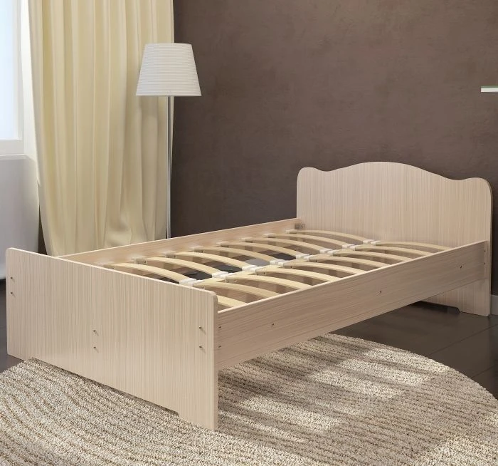 Wooden adult bed