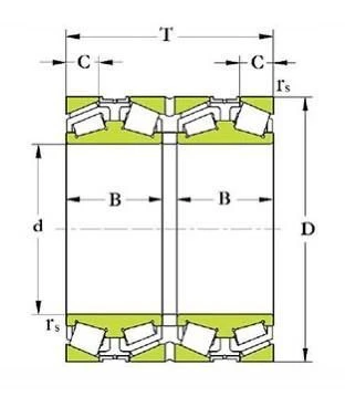 Four row tapered roller bearing 2077160HLM