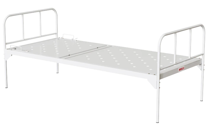KF0-01-"MSC" (MSC-111M) - General hospital bed with headrest, without wheels, metal backrests, bed - steel sheet, mechanical
