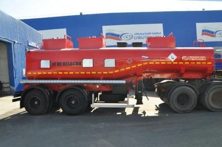Semi-trailer-tanker, UZST brand, type 9179, modifications: 9179-0000073 (frame, with ABS, with EBS)
