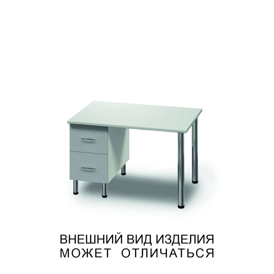 Single desk with two drawers