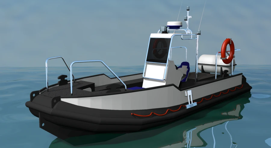 Multipurpose boat "RIF-75SK" version 1 (open)