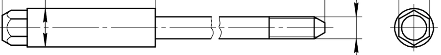 Locking screw, article no. 530.001