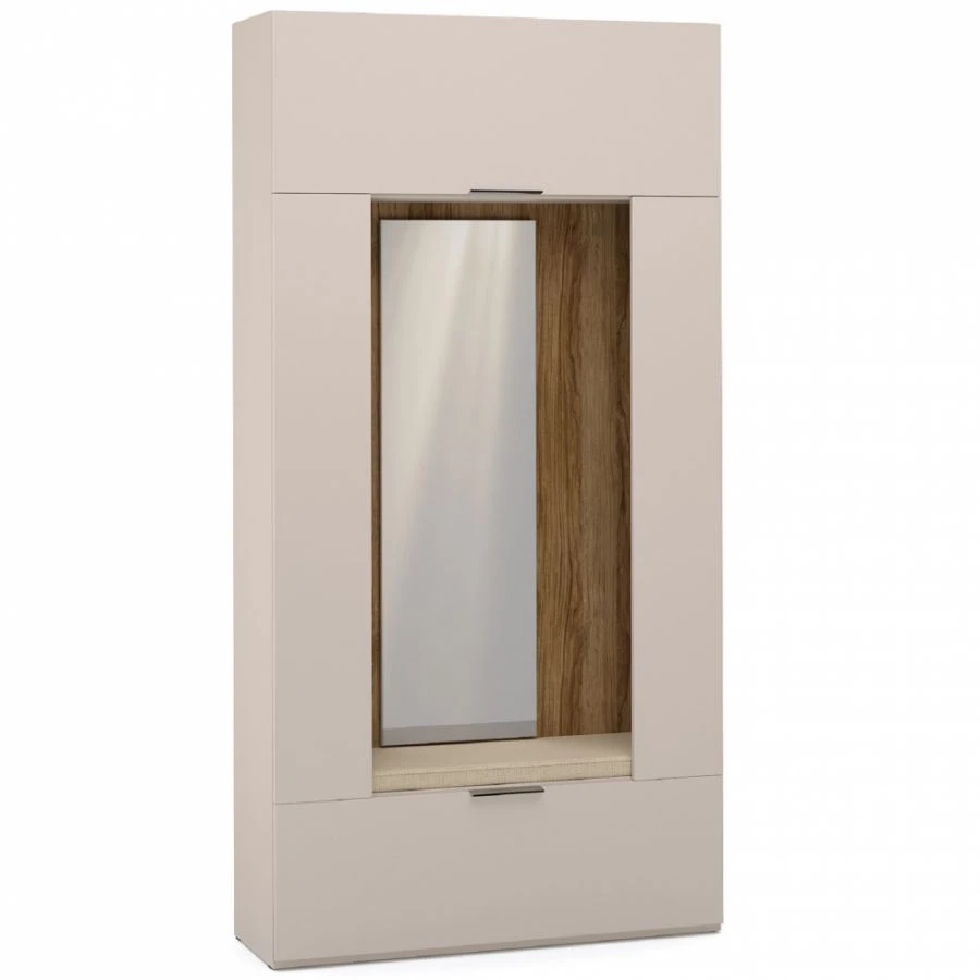 "SOHO" HC9-02.DS, Entrance hall section (beige) from the set of modular furniture "SOHO".
