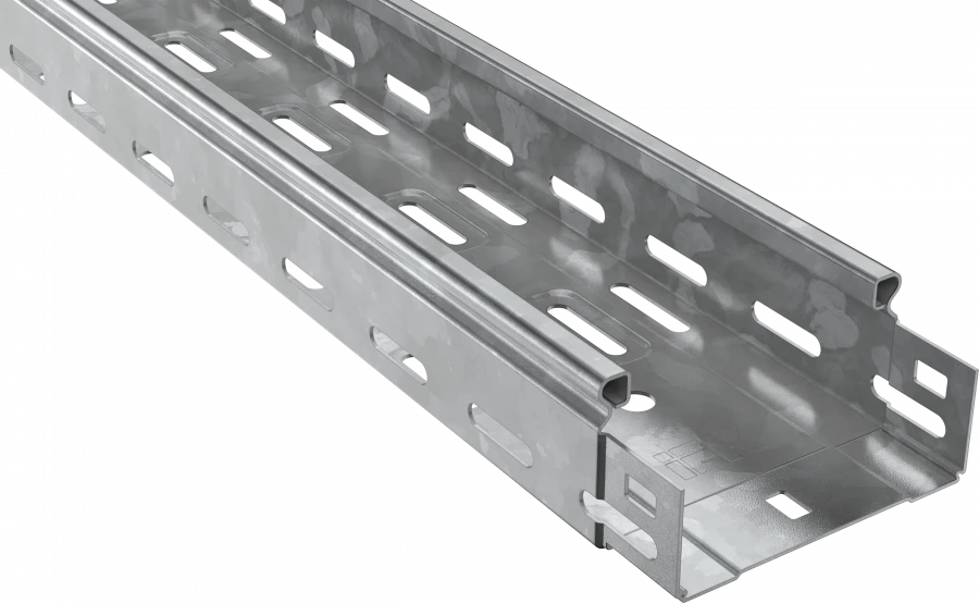 CLP10-050-100-100-100-3-M-HDZ ESCA Perforated tray 50x100x3000-1,0 HDZ IEK