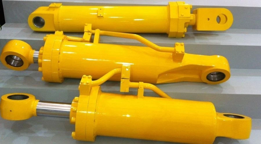 Single-acting piston hydraulic cylinders