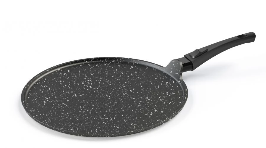 320mm cast aluminium frying pan (with non-stick coating) TM Kukmara, with removable Bakelite handle, line "Marble".