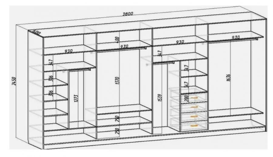 Entrance hall "Donna OBP-5" model