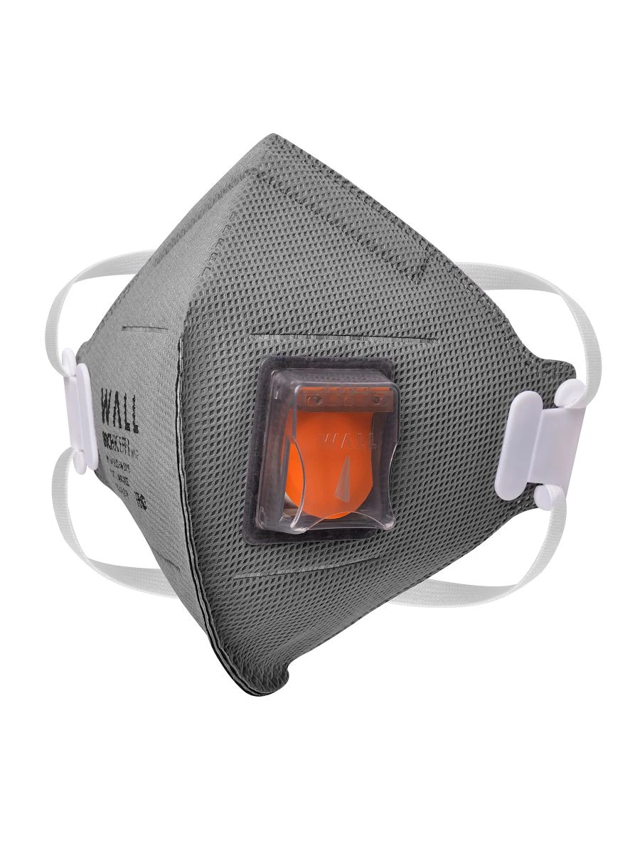 Filter respirator WALL 80CHK NR D FFP1 with exhalation valve, with additional protection against organic gases and vapours.