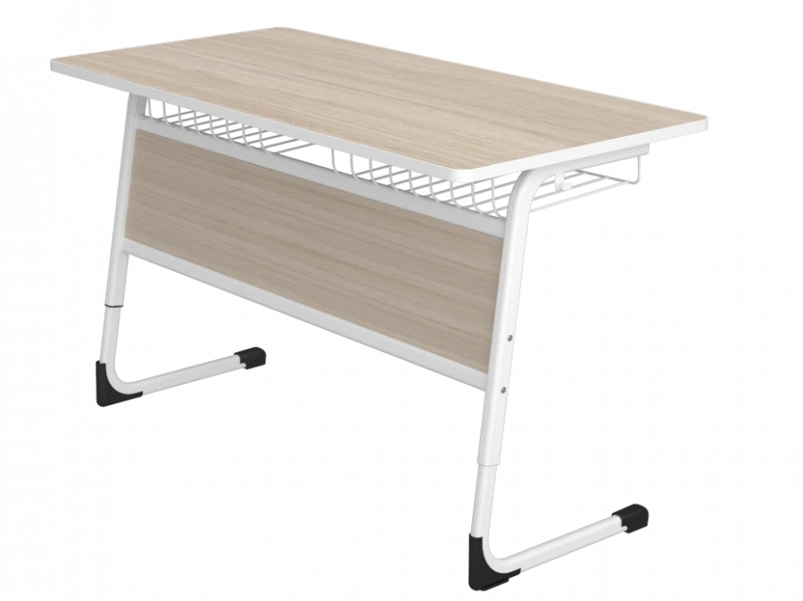 Pupil's table FrPU3.2.3-5 (two-seater, adjustable)