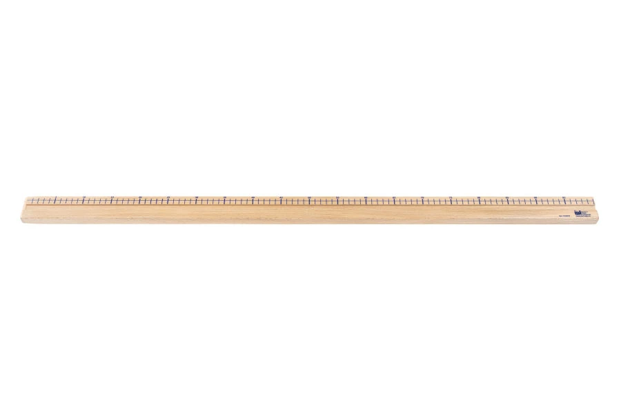 Counting ruler for working with counting material