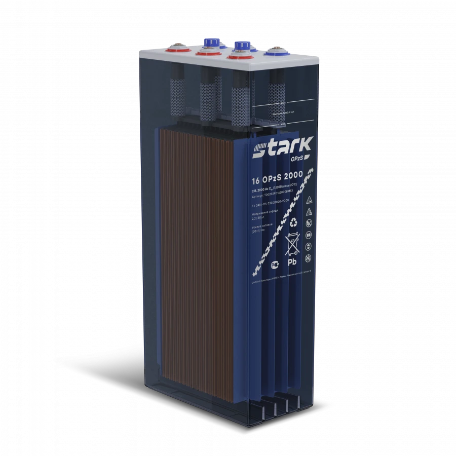 Lead-acid battery STARK 16 OPzS 2000