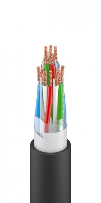 Cable for signalling and interlocking with multi-conductor cores, with water blocking materials, non-combustible grade: SBMWBBBV