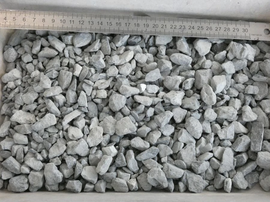 Crushed stone of dense rocks for road construction of fraction from 10 to 20 mm from metamorphic rock - amphibolites