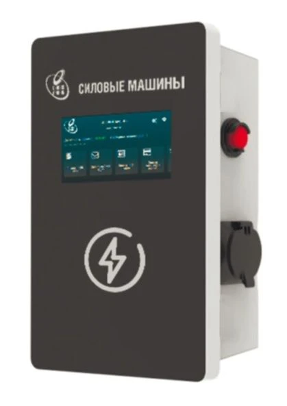 Electric charging station of alternating current with capacity of 22 kW "Elektrosila".