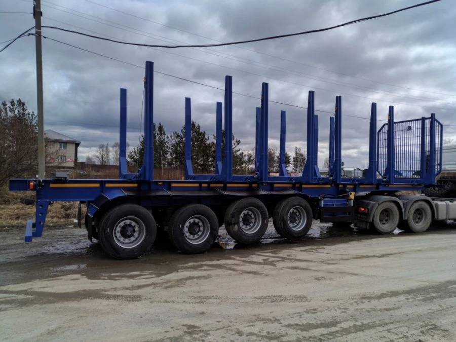 Semitrailer four-axle BZAP 94554H timber carriers