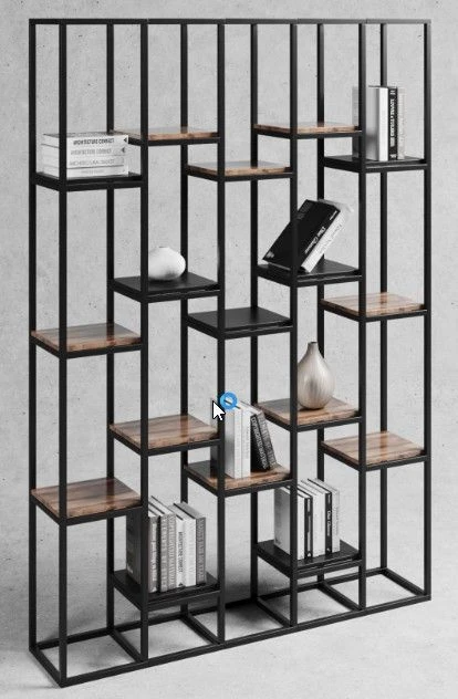 Shelving unit loft 1500x300x2100 mm