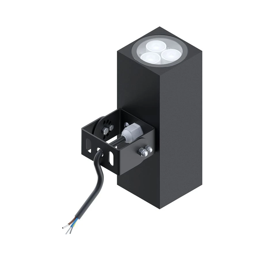 Architectural luminaire SVETHOLL Buffy double square surface-mounted L78 B78 H180 power supply unit in LED 20W housing