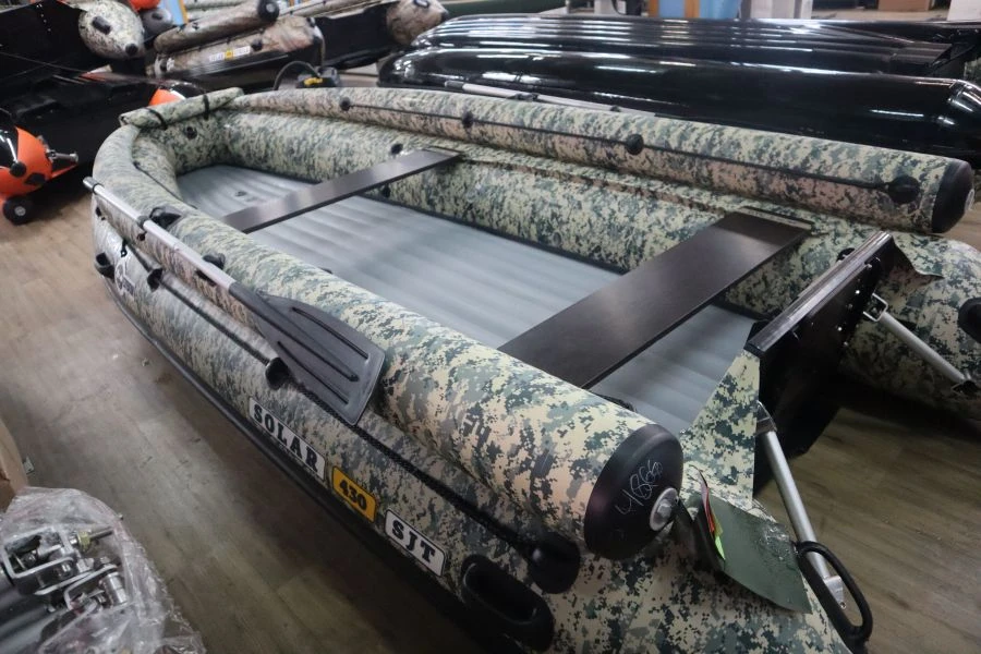 Motor inflatable boat SOLAR-430 Super Jet tunnel (Expedition)