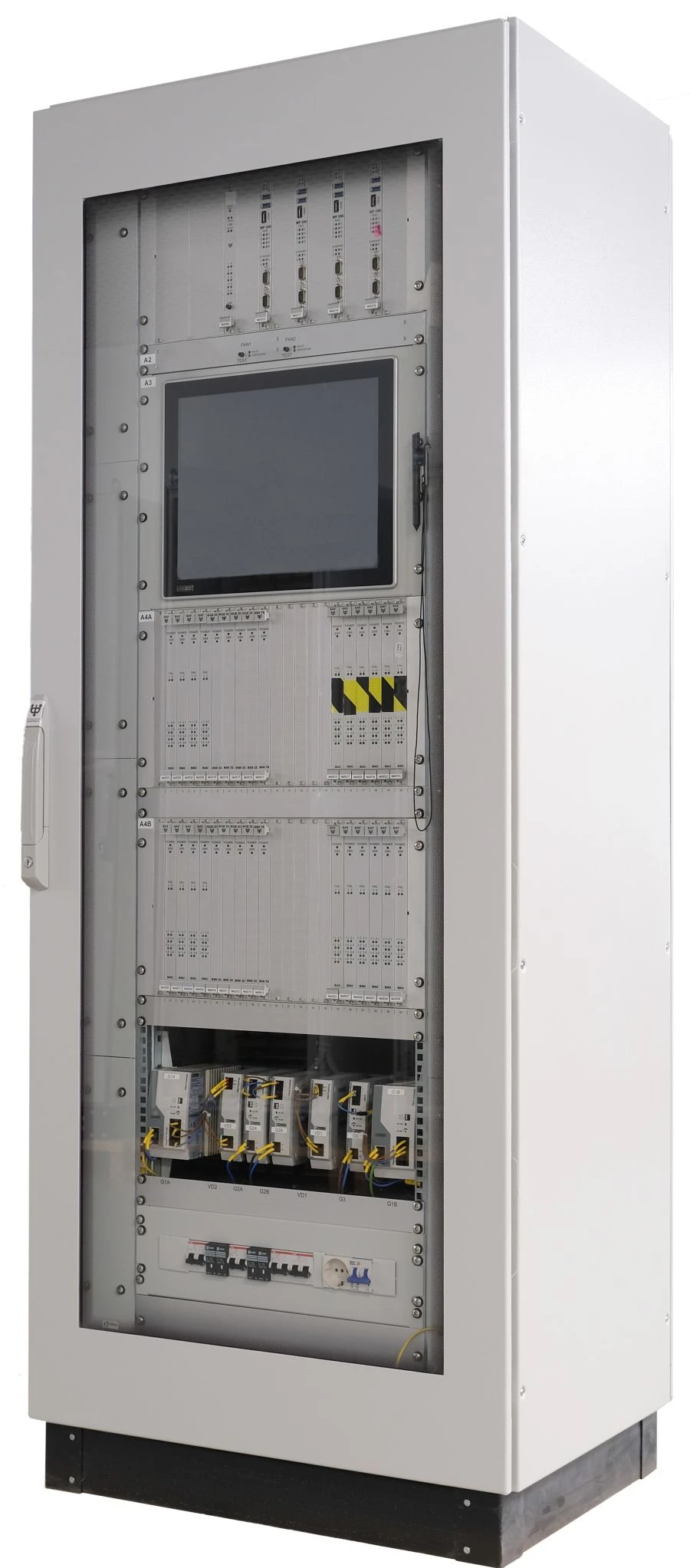 Cabinet of turbine controller of electronic part of regulation system SHTK ECHSR (AKET.040300.031)