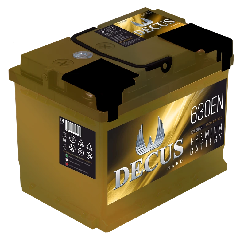 Lead battery for starting piston engines 6ST-60 "DECUS"