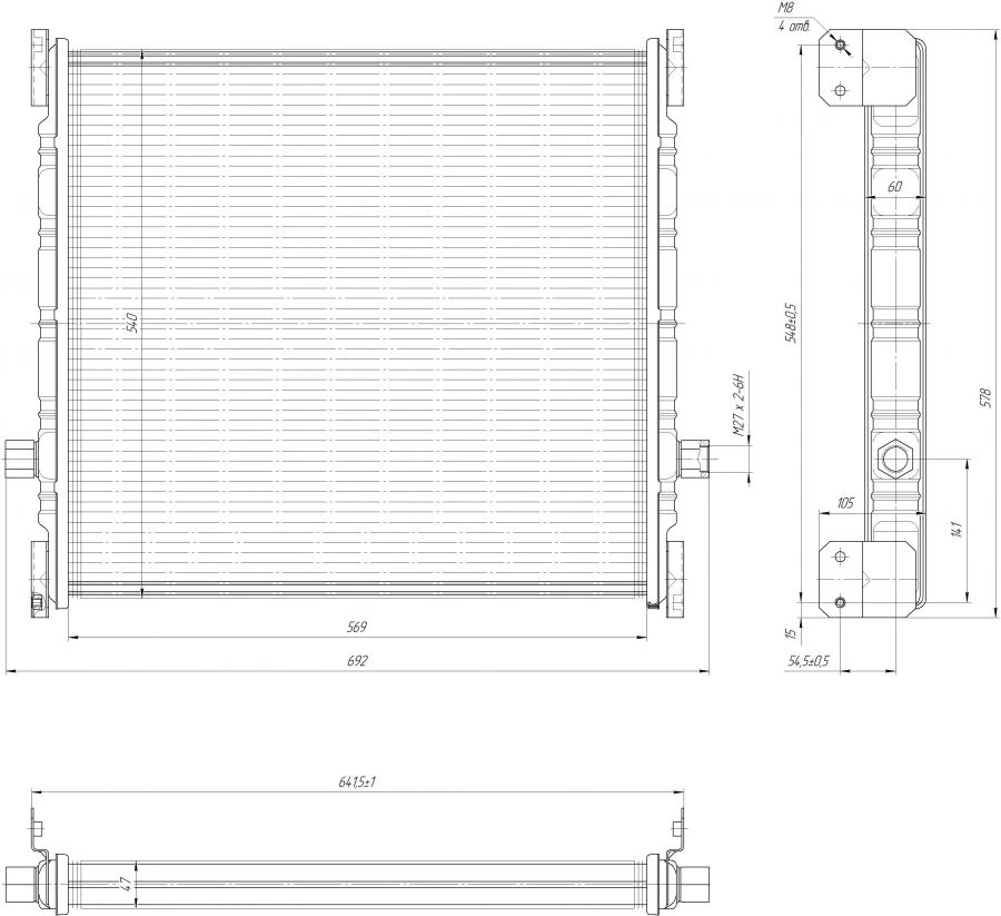 Oil radiator BR-140.1013.200