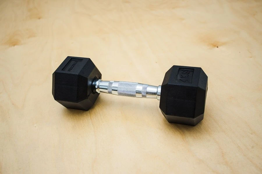 Hexagonal dumbbell 4 kg