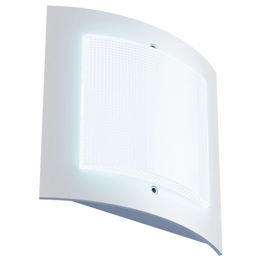 LED luminaire DBP "Intellect-ZhKH", 12W, 1400 Lm, CRI80, with optical-acoustic sensor and duty mode, vandal resistant