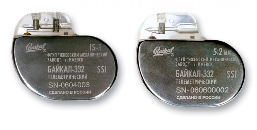 Electrocardiostimulator Baikal-332 IS-3,2 implantable telemetric one
