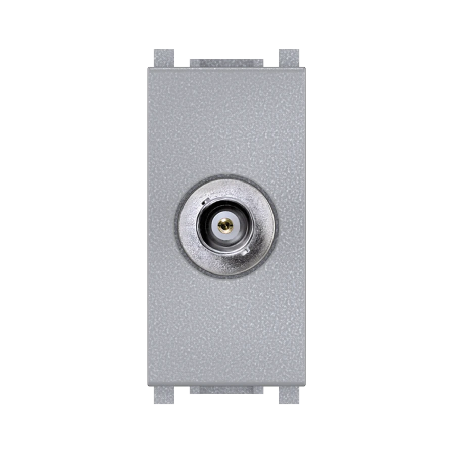 CADUCEUS ALING Experience Audio/Video BNC/BNC flush-mounted socket, 1M, silver, item no. 74282.0. 74282.S