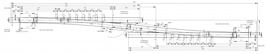Single ramp of P65 type 1/11 on reinforced concrete beams for high-speed traffic of the project 2728.00.000-12