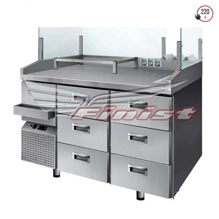 Cooled hot dog station CX