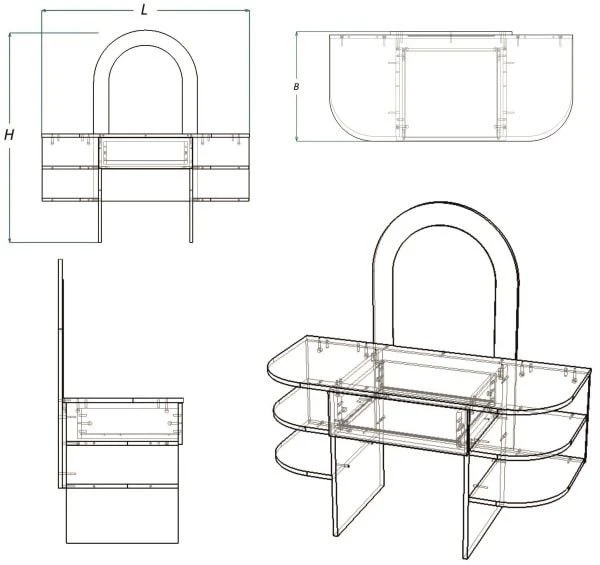 Dressing table (TS.1 series)