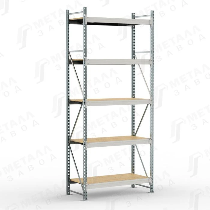Medium-load shelving unit SGR-V-Zn-DSP 1285-3.0