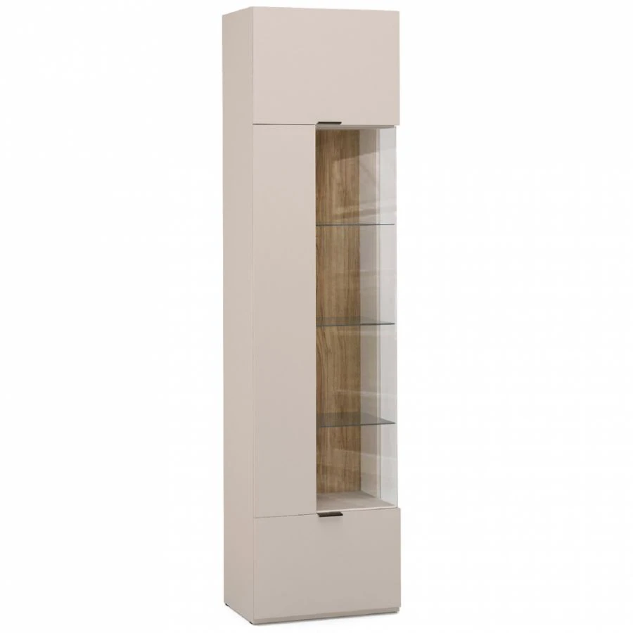 "SOHO" FFE-02.DS, Display cabinet right 2326 (beige) from the set of modular furniture "SOHO"